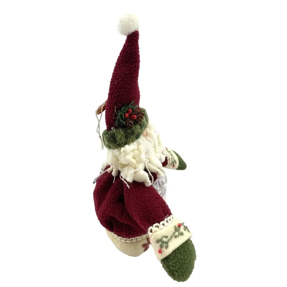 Christmas Holiday Santa Gift Gift Bag or Hanging Ornament
